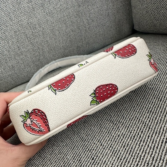 NWT Coach Nolita 19 With Strawberry Print CAL25（Slightly Imperfect Goods） - Picture 4 of 11